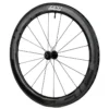 Zipp 404 Firecrest Carbon Front Wheel (Black) (QR X 100mm) (700c / 622 ISO) (Rim Brake) (Tubeless)