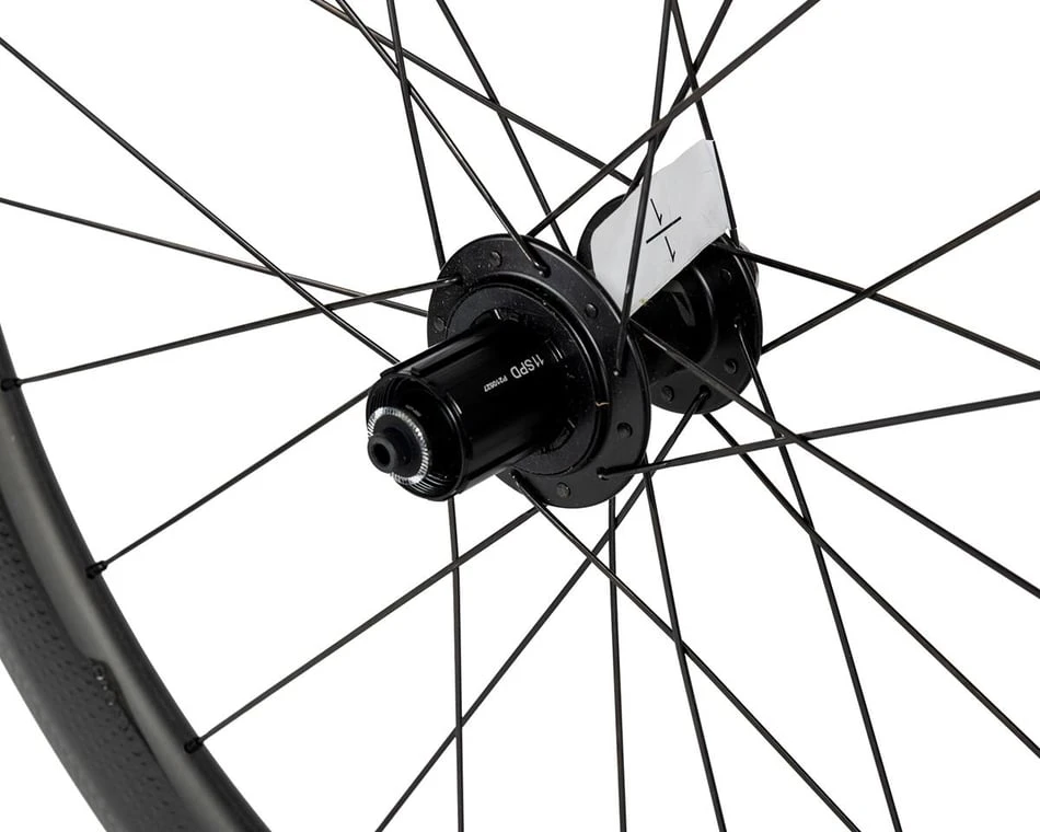 Zipp 404 Firecrest Carbon Rear Wheel (Black) (Shimano/SRAM) (QR X 135mm) (700c / 622 ISO) (Rim Brake) (Tubeless) 2 Zipp 404 Firecrest Carbon Rear Wheel (Black) (Shimano/SRAM) (QR X 135mm) (700c / 622 ISO) (Rim Brake) (Tubeless) - Image 2