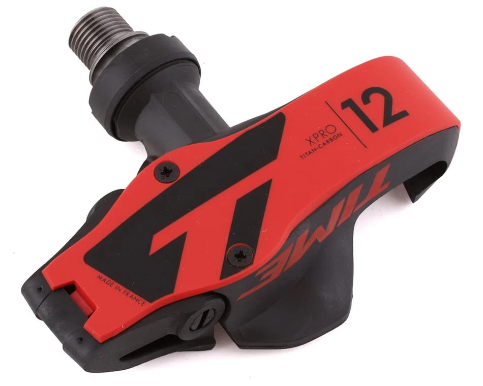 Time XPRO 12 Road Pedals (Black/Red) 3 Time XPRO 12 Road Pedals (Black/Red) - Image 3