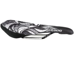 SDG "Chepi" Duster P MTN Saddle (Black/White Fox) (Titanium Rails) (140mm) -Specialized Sales 2024 08030 2