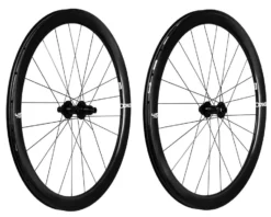 Enve 45 Foundation Series Disc Brake Wheelset (Black) (Shimano/SRAM) (12 X 100, 12 X 142mm) (700c / 622 ISO) (Centerlock) (Tubeless)