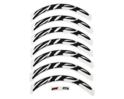Zipp Decal Set (808 Matte Black Logo) (Complete For One Wheel)