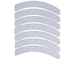 Zipp Decal Set (404 Matte White Logo) (Complete For One Wheel)