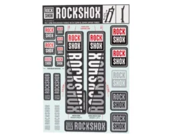RockShox Decal Kit (30/32mm) (White)