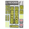 RockShox Decal Kit (30/32mm) (Yellow)