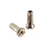 Sapim Brass Polyax Nipples (Silver) (14g/12mm) (Bag Of 100)
