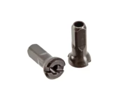 Sapim Brass Polyax Nipples (Black) (14g/12mm) (Bag Of 100)