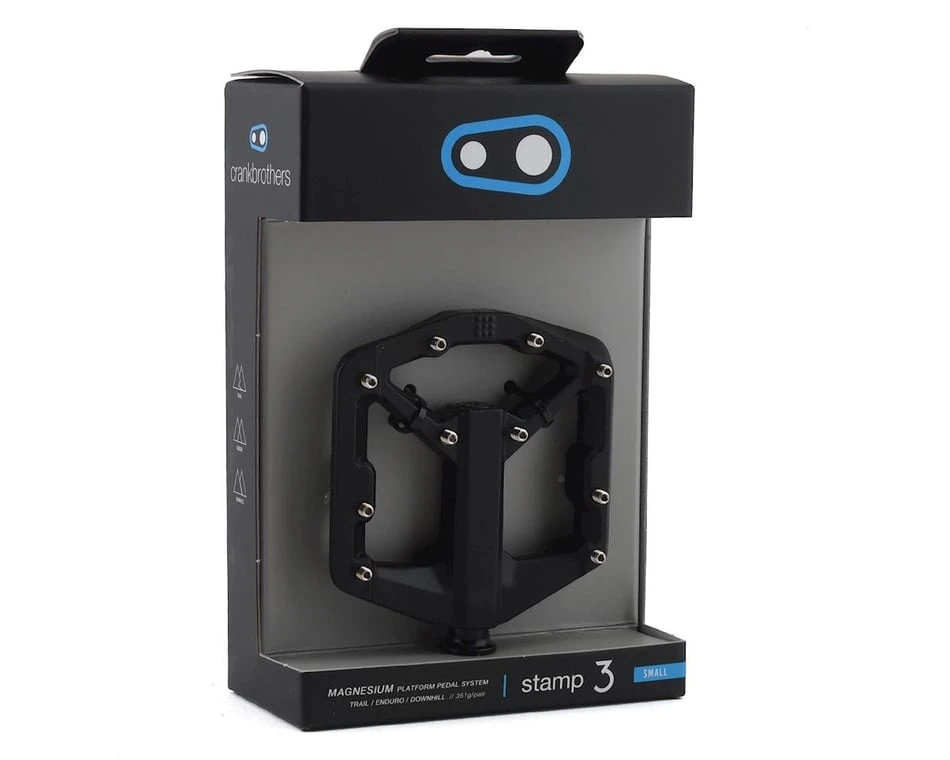Crankbrothers Stamp 3 Platform Pedals (Black) (S) 2 Crankbrothers Stamp 3 Platform Pedals (Black) (S) - Image 2