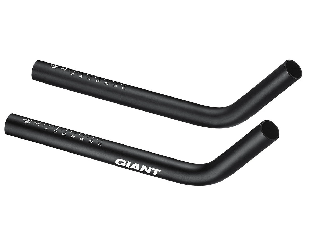 Giant Alloy Aerobar Extensions (Black) (Ski Bend) 1 Giant Alloy Aerobar Extensions (Black) (Ski Bend)