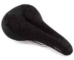 Terry Women's Butterfly Ti Saddle (Black) (Titanium Rails) (155mm)