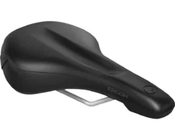 Ergon SFC3 Fitness Gel Saddle (Black) (Steel Rails) (156mm)