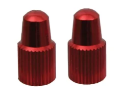 Yokozuna Alloy Presta Valve Caps (Red) (2)