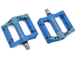 Forte Transfer Platform Flat Pedals (Blue)