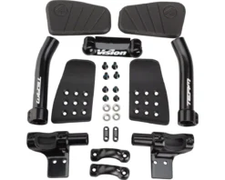 Vision Team Mini Clip-On Aero Bars (Black)