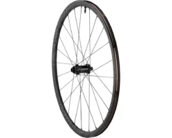 Easton EA90 SL Disc Clincher Front Wheel (Black) (QR/12/15 X 100mm) (700c / 622 ISO) (Centerlock) (Tubeless)