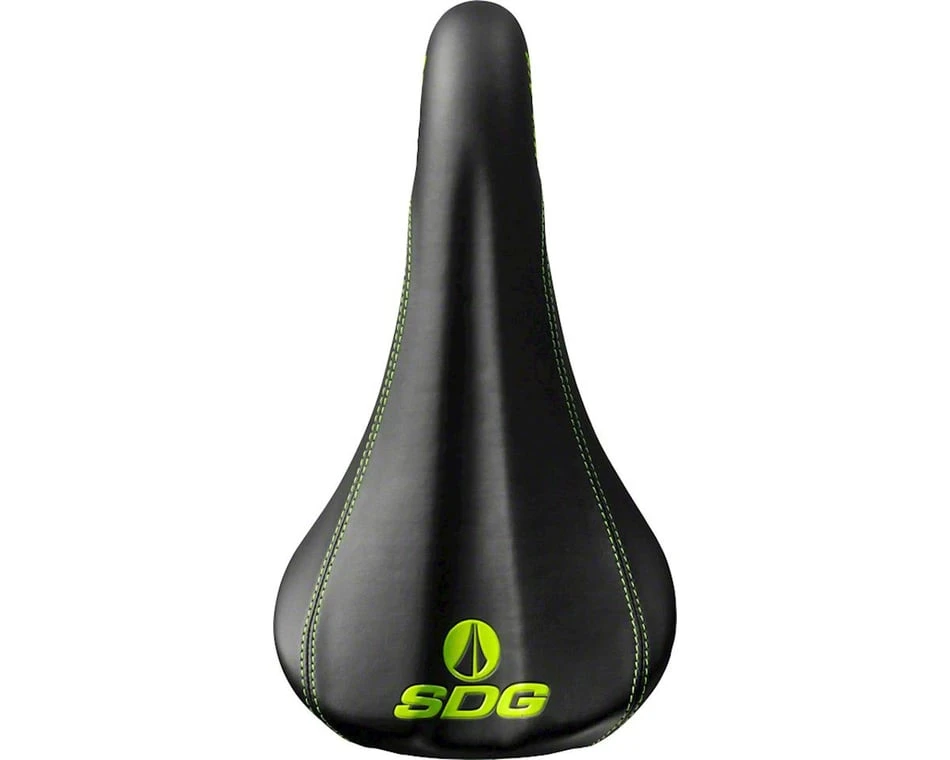 SDG Bel-Air RL Saddle (Black/Green) (Steel Rails) (140mm) 2 SDG Bel-Air RL Saddle (Black/Green) (Steel Rails) (140mm) - Image 2