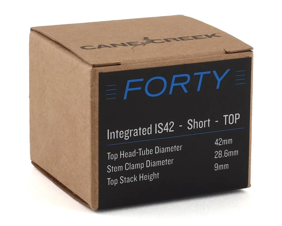 Cane Creek 40 Short Cover Top Headset (Black) (IS42/28.6) 2 Cane Creek 40 Short Cover Top Headset (Black) (IS42/28.6) - Image 2