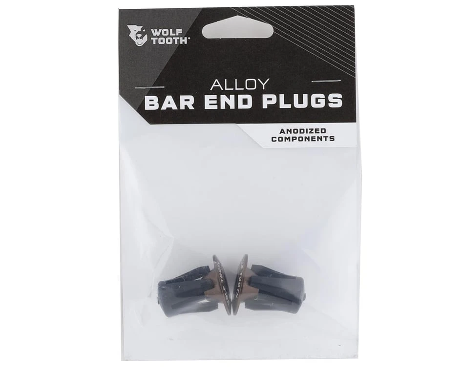 Wolf Tooth Components Alloy Bar End Plugs (Espresso) 2 Wolf Tooth Components Alloy Bar End Plugs (Espresso) - Image 2