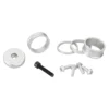 Wolf Tooth Components Headset Spacer BlingKit (Silver) (3, 5,10, 15mm) (w/ Bottle Cage Bolts)