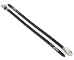 MKS Leather Toe Straps (Black) (Pair) (420mm Long)
