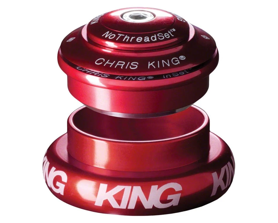 Chris-king Chris King InSet 7 Headset (Red) (1-1/8" To 1-1/2") (ZS44/28.6) (EC44/40) 2 Chris-king Chris King InSet 7 Headset (Red) (1-1/8" To 1-1/2") (ZS44/28.6) (EC44/40) - Image 2