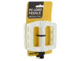 GT PC Logo Pedals (White) (9/16") -Specialized Sales 2024 gp2257u40os 2