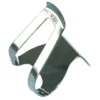MKS Half Clip Mini Toe Clips (Chrome) (Pair)
