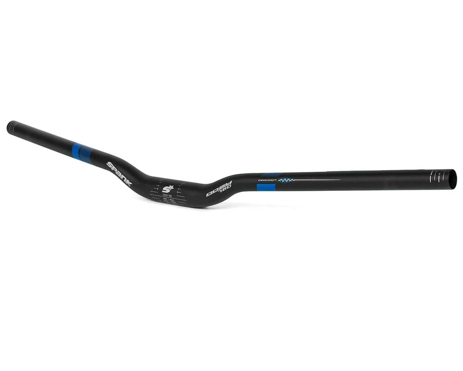 Spank Oozy Trail 780 Vibrocore Handlebar (Black/Blue) (31.8mm) (25mm Rise) (780mm) (5/7° Sweep) 1 Spank Oozy Trail 780 Vibrocore Handlebar (Black/Blue) (31.8mm) (25mm Rise) (780mm) (5/7° Sweep)