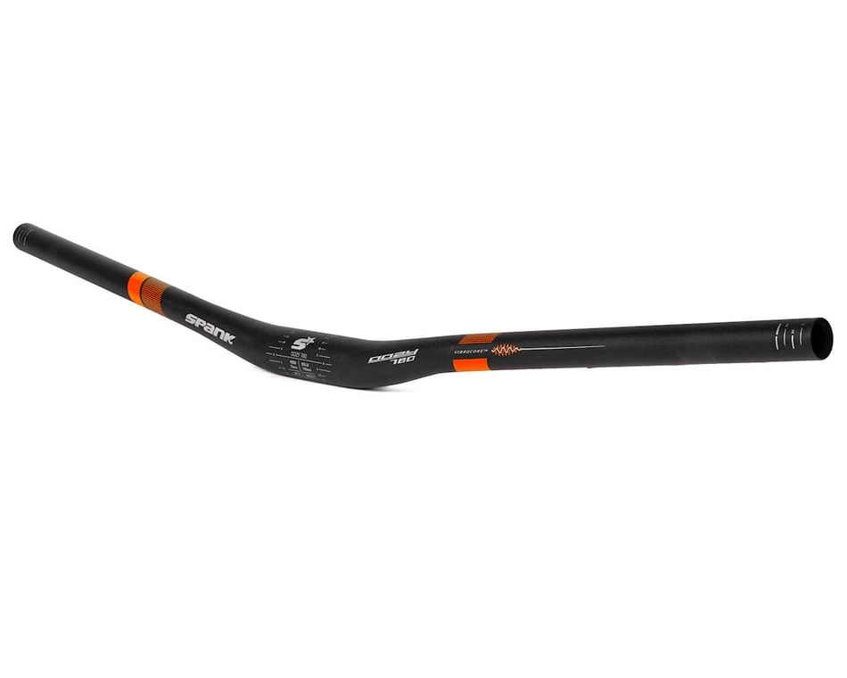 Spank Oozy Trail 780 Vibrocore Handlebar (Black/Orange) (31.8mm) (15mm Rise) (780mm) (5/7° Sweep) 1 Spank Oozy Trail 780 Vibrocore Handlebar (Black/Orange) (31.8mm) (15mm Rise) (780mm) (5/7° Sweep)