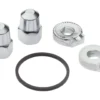 Shimano Rear Hub Nuts, Cog Snap Ring, & Non-Turn Washers (Alfine And Nexus) (For Track Type Dropouts)
