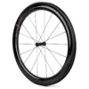 HED Jet RC6 Black Front Wheel (Black) (QR X 100mm) (700c / 622 ISO) (Rim Brake) (Clincher)