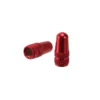 Alligator Alloy Presta Valve Caps (Red) (2)