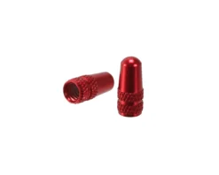 Alligator Alloy Presta Valve Caps (Red) (2)