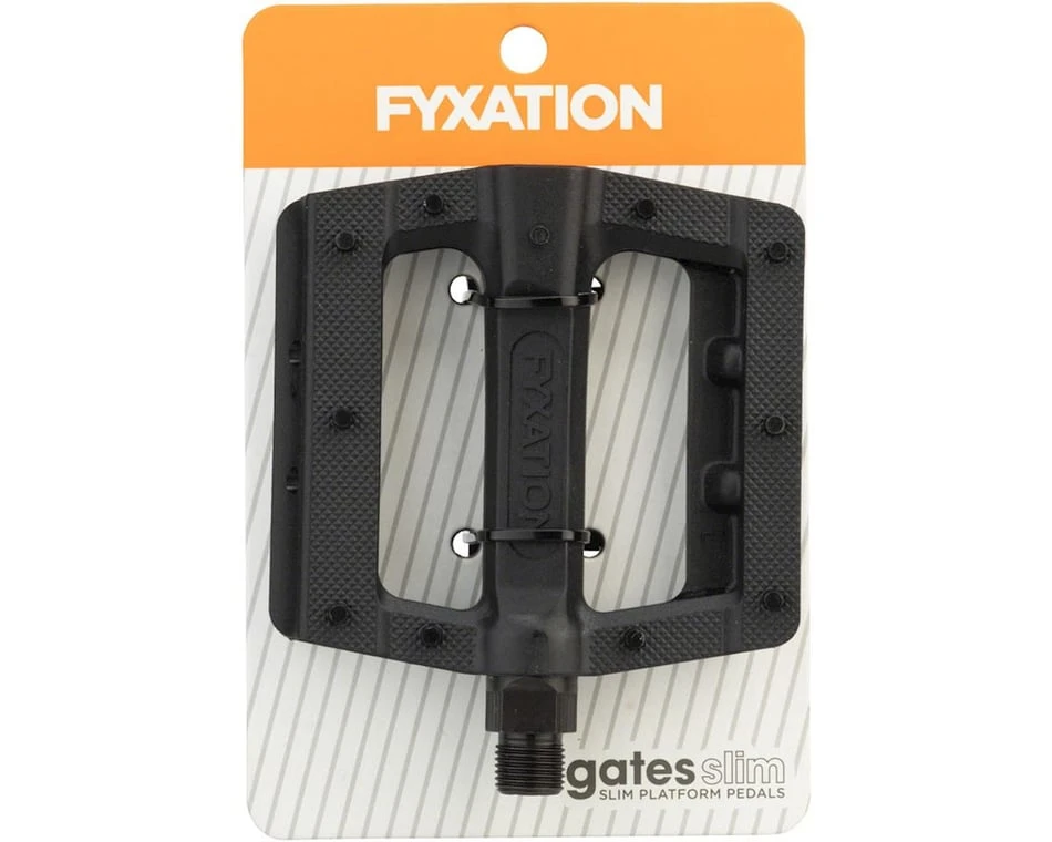 Fyxation Gates Slim Pedals (Black) 3 Fyxation Gates Slim Pedals (Black) - Image 3