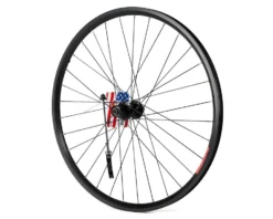 Sta-Tru MTB Double Wall Rear Wheel (Black) (Shimano/SRAM) (QR X 135mm) (26" / 559 ISO)