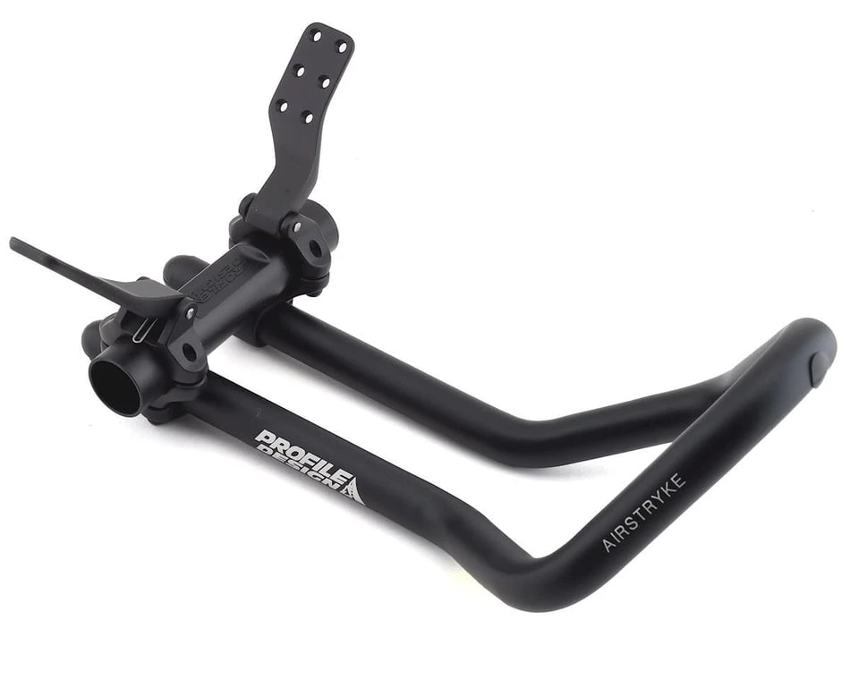 Profile Design Airstryke II Aluminum Aerobar (Black) (Ergo Armrests, L2 Flip-Up Bracket) 2 Profile Design Airstryke II Aluminum Aerobar (Black) (Ergo Armrests, L2 Flip-Up Bracket) - Image 2