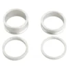 Wolf Tooth Components 1-1/8" Headset Spacer Kit (Silver) (3, 5, 10, 15mm)