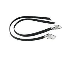 Dimension Nylon 450mm Basic Toe Straps (Black) (Pair)