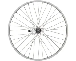 Quality Wheels Single Wall Coaster Brake Rear Wheel (Silver) (3-Prong Cog) (3/8" X 124mm) (26" / 559 ISO) -Specialized Sales 2024 we2963 2