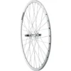 Quality Wheels Value Double Wall Series Track Rear Wheel (Silver) (Freewheel) (10 X 120mm) (700c / 622 ISO) (Sealed) (Flip-Flop Hub)