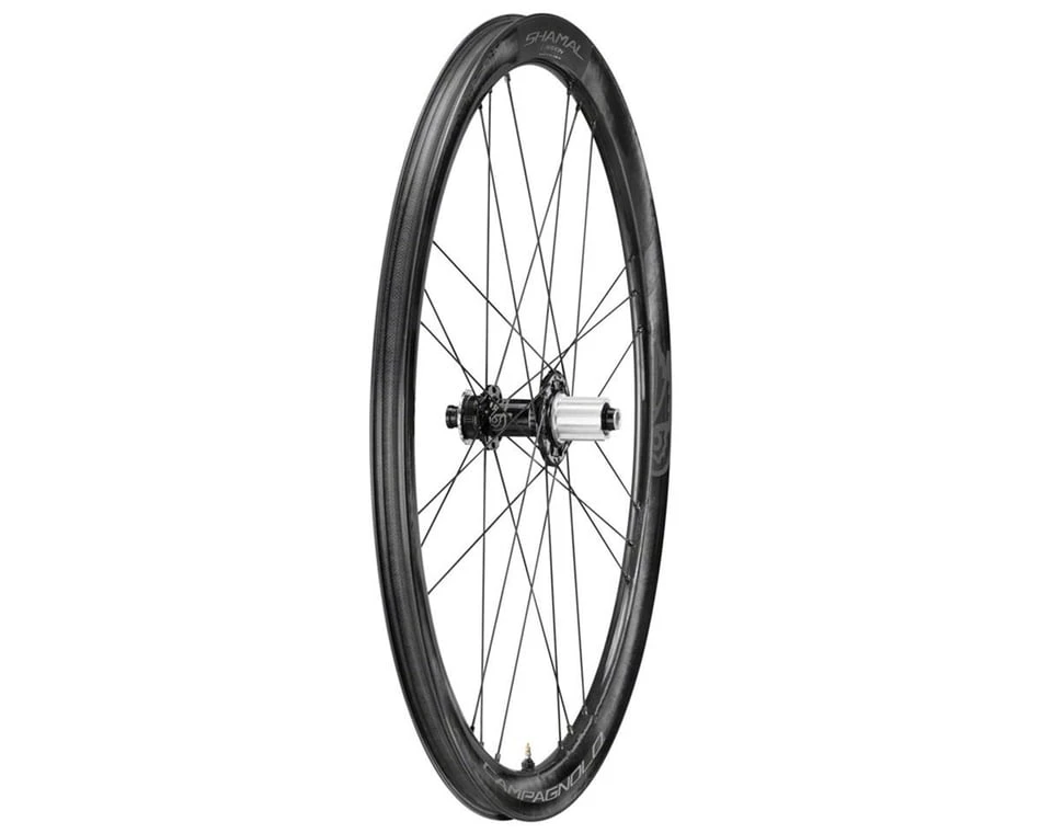 Campagnolo® Campagnolo Shamal Carbon Disc Brake Rear Wheel (Black) (Campagnolo N3W) (12 X 142mm) (700c / 622 ISO) (Centerlock) (Tubeless) 1 Campagnolo® Campagnolo Shamal Carbon Disc Brake Rear Wheel (Black) (Campagnolo N3W) (12 X 142mm) (700c / 622 ISO) (Centerlock) (Tubeless)