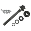 Shimano Complete Front Axle (For SLX FH-M665, Deore FH-M595, HB-M590)