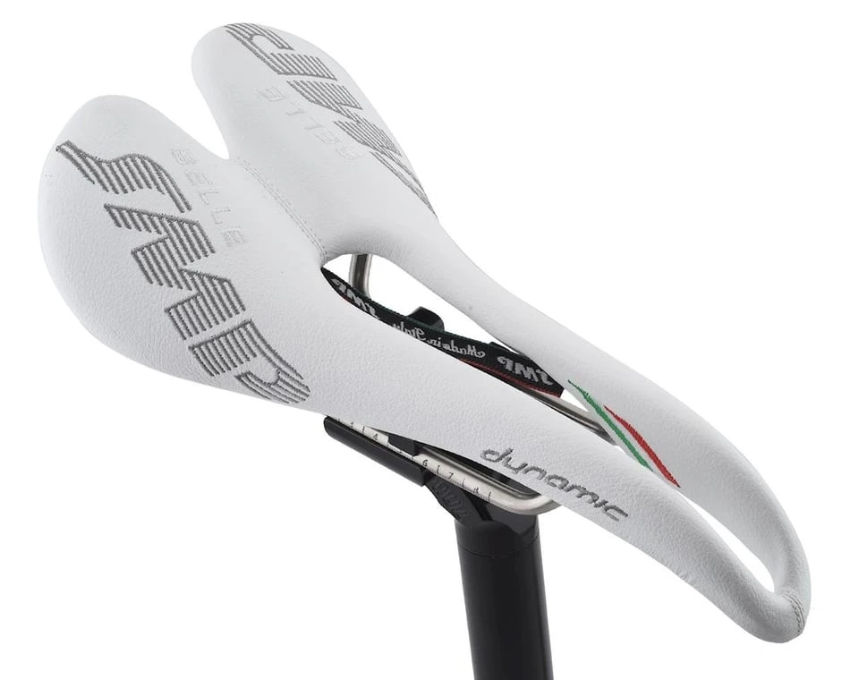 Selle SMP Dynamic Saddle (White) (AISI 304 Rails) (138mm) 1 Selle SMP Dynamic Saddle (White) (AISI 304 Rails) (138mm)