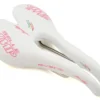 Selle SMP Avant Lady's Saddle (White/Pink) (AISI 304 Rails) (154mm)